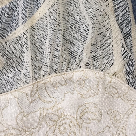 Free people metallic floral dress - Picture 7 of 7